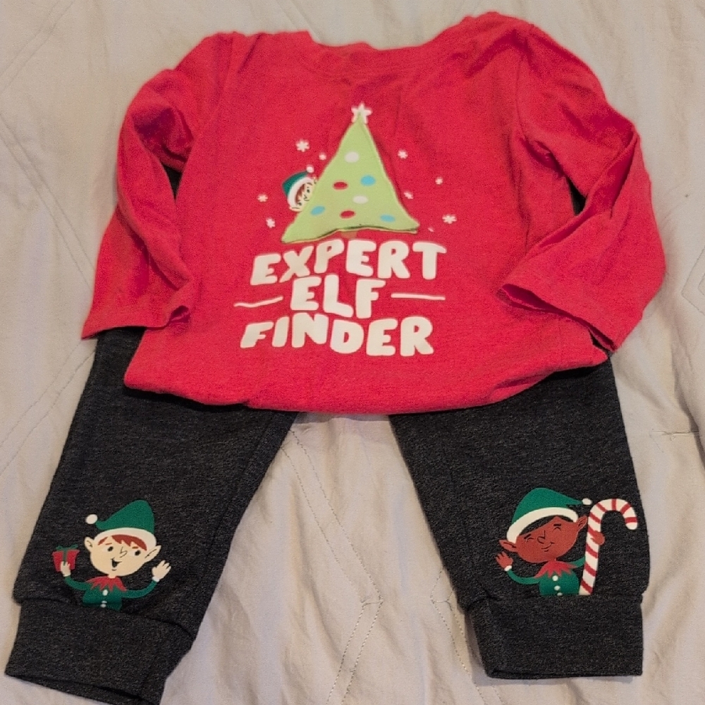 Cat & Jack Red and Gray Kids Matching Set